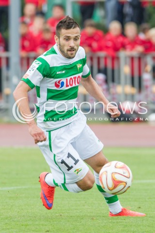  05.09.2015 RZESZOW<br />JUBILEUSZ 110-LECIA KLUBU RESOVIA RZESZOW<br />MECZ CWKS RESOVIA RZESZOW - LECHIA GDANSK<br />N/Z MACIEJ MAKUSZEWSKI SYLWETKA<br /> 