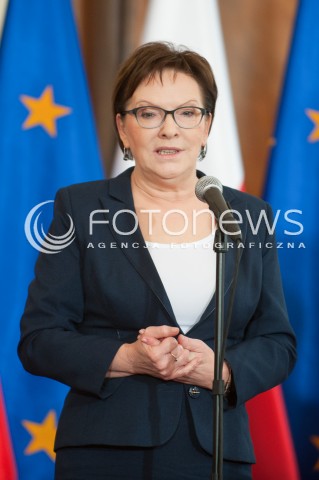  07.09.2015 WARSZAWA<br />SPOTKANIE PREMIER Z MEDALISTAMI MISTRZOSTW SWIATA PEKIN 2015<br />N/Z PREMIER EWA KOPACZ<br /> 