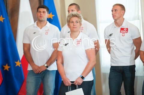  07.09.2015 WARSZAWA<br />SPOTKANIE PREMIER Z MEDALISTAMI MISTRZOSTW SWIATA PEKIN 2015<br />N/Z ANITA WLODARCZYK<br /> 