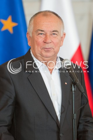  07.09.2015 WARSZAWA<br />SPOTKANIE PREMIER Z MEDALISTAMI MISTRZOSTW SWIATA PEKIN 2015<br />N/Z JERZY SKUCHA<br /> 