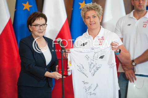 Medaliści z Pekinu u Premier Ewy Kopacz w Warszawie