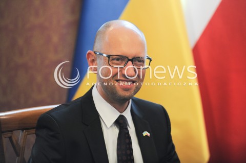  09.09.2015 WARSZAWA<br />WIZYTA PREMIERA UKRAINY W POLSCE<br />N/Z PREMIER UKRAINY ARSENIJ JACENIUK<br /> 