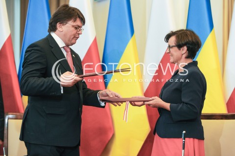  09.09.2015 WARSZAWA<br />WIZYTA PREMIERA UKRAINY W POLSCE<br />N/Z MINISTER EDUKACJI NARODOWEJ JOANNA KLUZIK - ROSTKOWSKA<br /> 
