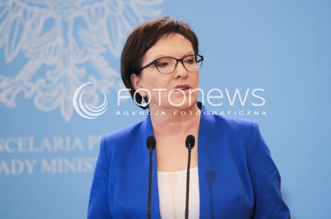  09.09.2015 WARSZAWA<br />WIZYTA PREMIERA UKRAINY W POLSCE<br />N/Z PREMIER RP EWA KOPACZ<br /> 