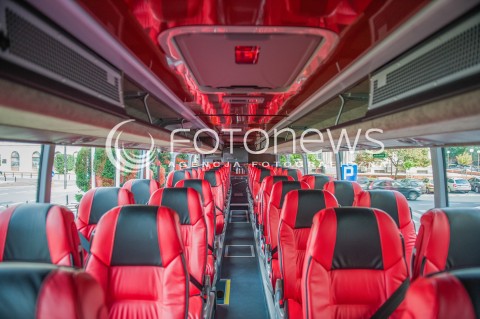  14.09.2015 WARSZAWA<br />KONFERENCJA POLSKI BUS<br />N/Z WNETRZE AUTOBUS POLSKI BUS W SRODKU SRODEK FOTELE<br /> 