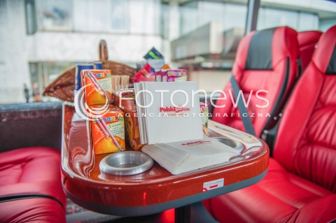  14.09.2015 WARSZAWA<br />KONFERENCJA POLSKI BUS<br />N/Z WNETRZE AUTOBUS POLSKI BUS W SRODKU SRODEK FOTELE<br /> 