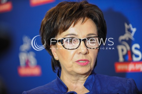  16.09.2015 WARSZAWA SEJM<br />NADZWYCZAJNE POSIEDZENIE SEJMU<br />N/Z ELZBIETA WITEK<br /> 