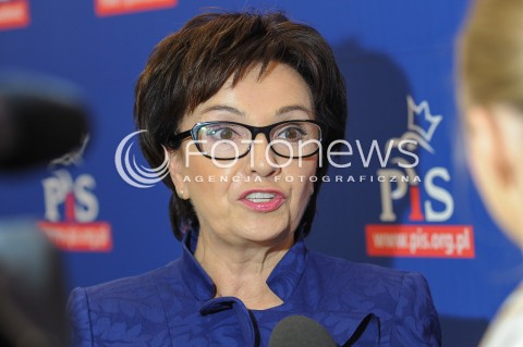  16.09.2015 WARSZAWA SEJM<br />NADZWYCZAJNE POSIEDZENIE SEJMU<br />N/Z ELZBIETA WITEK<br /> 