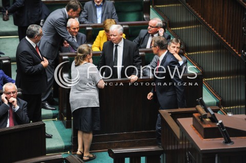  16.09.2015 WARSZAWA SEJM<br />NADZWYCZAJNE POSIEDZENIE SEJMU<br />N/Z JAROSLAW KACZYNSKI<br /> 