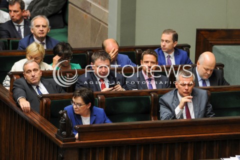  16.09.2015 WARSZAWA<br />NADZYCZAJNE POSIEDZENIE SEJMU<br />N/Z PREMIER EWA KOPACZ RADA MINISTROW<br /> 