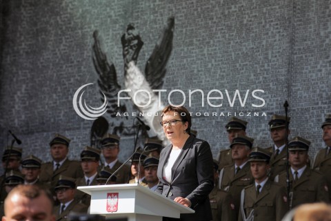  17.09.2015 WARSZAWA<br />OTWARCIE MUZEUM KATYNSKIEGO<br />N/Z PREMIER EWA KOPACZ<br /> 
