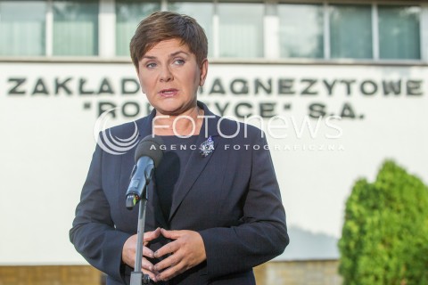  18.09.2015 ROPCZYCE<br />WIZYTA BEATY SZYDLO NA PODKARPACIU<br />WIZYTA W ZAKLADACH MAGNEZYTOWYCH<br />N/Z BEATA SZYDLO<br /> 