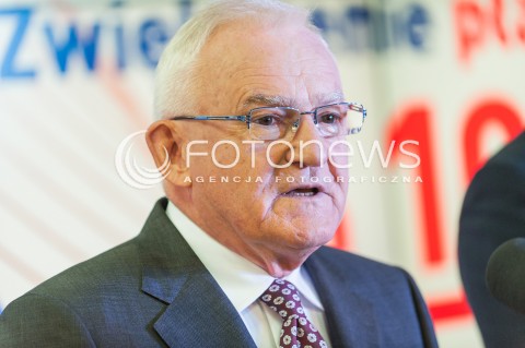  26.09.2015 WARSZAWA<br />KONFERENCJA PRASOWA LESZKA MILLERA I JANUSZA PALIKOTA<br />N/Z LESZEK MILLER<br /> 