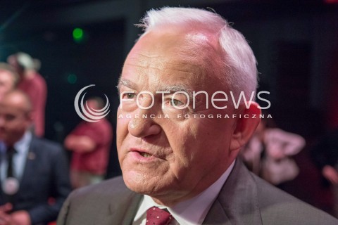  04.10.2015 LODZ<br />KONWENCJA WYBORCZA ZJEDNOCZONEJ LEWICY<br />PREZENTACJA KANDYDATKI NA PREMIERA<br />N/Z LESZEK MILLER<br /> 