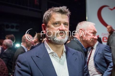  04.10.2015 LODZ<br />KONWENCJA WYBORCZA ZJEDNOCZONEJ LEWICY<br />PREZENTACJA KANDYDATKI NA PREMIERA<br />N/Z JANUSZ PALIKOT SYLWETKA<br /> 