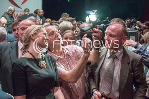  04.10.2015 LODZ<br />KONWENCJA WYBORCZA ZJEDNOCZONEJ LEWICY<br />PREZENTACJA KANDYDATKI NA PREMIERA<br />N/Z BARBARA NOWACKA <br /> 