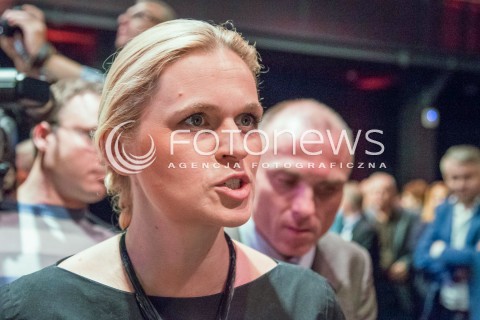  04.10.2015 LODZ<br />KONWENCJA WYBORCZA ZJEDNOCZONEJ LEWICY<br />PREZENTACJA KANDYDATKI NA PREMIERA<br />N/Z BARBARA NOWACKA<br /> 