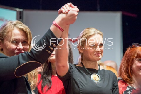  04.10.2015 LODZ<br />KONWENCJA WYBORCZA ZJEDNOCZONEJ LEWICY<br />PREZENTACJA KANDYDATKI NA PREMIERA<br />N/Z BARBARA NOWACKA SYLWETKA<br /> 