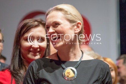  04.10.2015 LODZ<br />KONWENCJA WYBORCZA ZJEDNOCZONEJ LEWICY<br />PREZENTACJA KANDYDATKI NA PREMIERA<br />N/Z BARBARA NOWACKA<br /> 