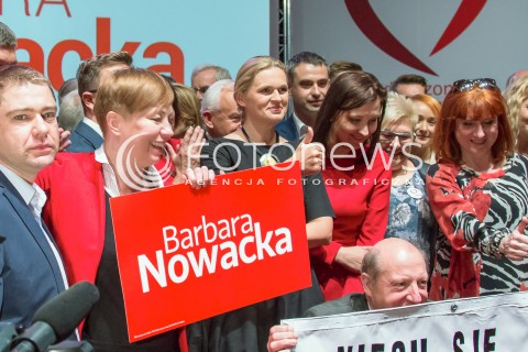  04.10.2015 LODZ<br />KONWENCJA WYBORCZA ZJEDNOCZONEJ LEWICY<br />PREZENTACJA KANDYDATKI NA PREMIERA<br />N/Z BARBARA NOWACKA <br /> 