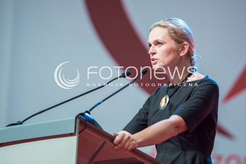  04.10.2015 LODZ<br />KONWENCJA WYBORCZA ZJEDNOCZONEJ LEWICY<br />PREZENTACJA KANDYDATKI NA PREMIERA<br />N/Z BARBARA NOWACKA<br /> 