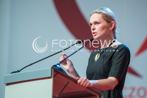  04.10.2015 LODZ<br />KONWENCJA WYBORCZA ZJEDNOCZONEJ LEWICY<br />PREZENTACJA KANDYDATKI NA PREMIERA<br />N/Z BARBARA NOWACKA<br /> 