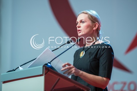  04.10.2015 LODZ<br />KONWENCJA WYBORCZA ZJEDNOCZONEJ LEWICY<br />PREZENTACJA KANDYDATKI NA PREMIERA<br />N/Z BARBARA NOWACKA<br /> 