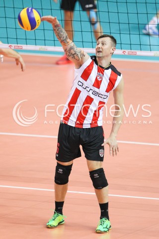  06.10.2015 RZESZOW <br />SIATKOWKA PLUS LIGA 2015/2016 MEN VOLLEYBALL<br />SPARING - MECZ KONTROLNY<br />MECZ ASSECO RESOVIA RZESZOW - CUPRUM LUBIN<br />N/Z KRZYSZTOF IGNACZAK SYLWETKA<br /> 