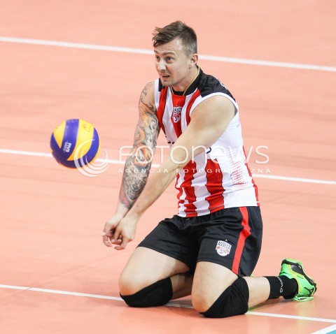  06.10.2015 RZESZOW <br />SIATKOWKA PLUS LIGA 2015/2016 MEN VOLLEYBALL<br />SPARING - MECZ KONTROLNY<br />MECZ ASSECO RESOVIA RZESZOW - CUPRUM LUBIN<br />N/Z KRZYSZTOF IGNACZAK SYLWETKA<br /> 