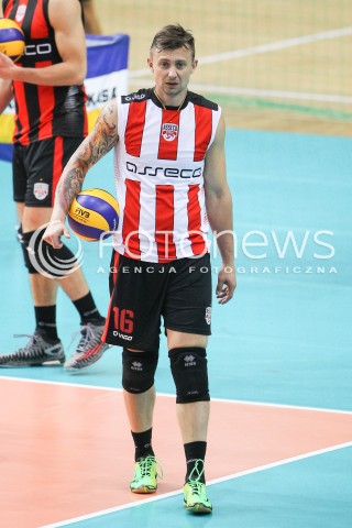  06.10.2015 RZESZOW <br />SIATKOWKA PLUS LIGA 2015/2016 MEN VOLLEYBALL<br />SPARING - MECZ KONTROLNY<br />MECZ ASSECO RESOVIA RZESZOW - CUPRUM LUBIN<br />N/Z KRZYSZTOF IGNACZAK SYLWETKA<br /> 