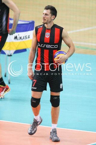  06.10.2015 RZESZOW <br />SIATKOWKA PLUS LIGA 2015/2016 MEN VOLLEYBALL<br />SPARING - MECZ KONTROLNY<br />MECZ ASSECO RESOVIA RZESZOW - CUPRUM LUBIN<br />N/Z ALEH AKHREM OLIEG ACHREM SYLWETKA<br /> 