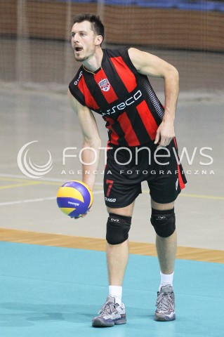  06.10.2015 RZESZOW <br />SIATKOWKA PLUS LIGA 2015/2016 MEN VOLLEYBALL<br />SPARING - MECZ KONTROLNY<br />MECZ ASSECO RESOVIA RZESZOW - CUPRUM LUBIN<br />N/Z ALEH AKHREM OLIEG ACHREM SYLWETKA<br /> 
