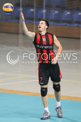  06.10.2015 RZESZOW <br />SIATKOWKA PLUS LIGA 2015/2016 MEN VOLLEYBALL<br />SPARING - MECZ KONTROLNY<br />MECZ ASSECO RESOVIA RZESZOW - CUPRUM LUBIN<br />N/Z ALEH AKHREM OLIEG ACHREM SYLWETKA<br /> 
