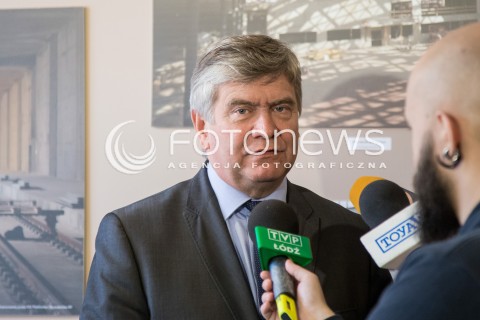  11.10.2015 LODZ<br />KONFERENCJA PRASOWA Z UDZIALEM CEZAREGO GRABARCZYKA NA TEMAT REWITALIZACJI LODZI<br />N/Z WITOLD STEPIEN<br /> 