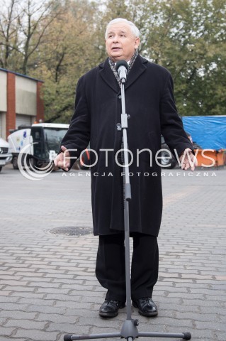  14.10.2015 LODZ<br />
WIZYTA JAROSLAWA KACZYNSKIEGO W BRZEZINACH W WOJEWODZTWIE LODZKIM<br />
N/Z JAROSLAW KACZYNSKI<br />
 