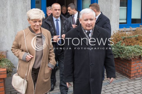  14.10.2015 LODZ<br />
WIZYTA JAROSLAWA KACZYNSKIEGO W BRZEZINACH W WOJEWODZTWIE LODZKIM<br />
N/Z JAROSLAW KACZYNSKI<br />
 