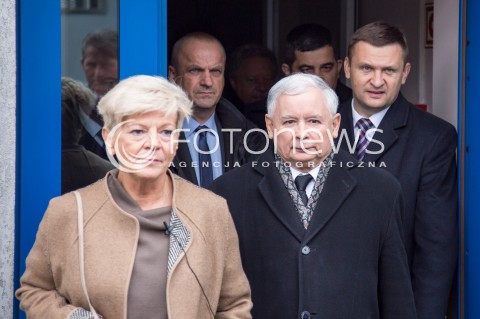  14.10.2015 LODZ<br />
WIZYTA JAROSLAWA KACZYNSKIEGO W BRZEZINACH W WOJEWODZTWIE LODZKIM<br />
N/Z JAROSLAW KACZYNSKI<br />
 