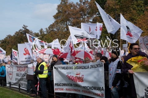 Strajk nauczycieli w Warszawie