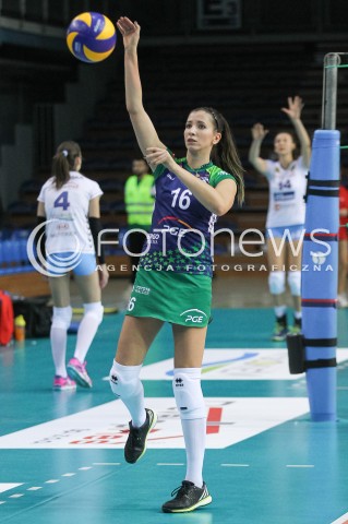  17.10.2015 RZESZOW <br />SIATKOWKA ORLEN LIGA 2015/2016 WOMEN VOLLEYBALL POLAND POLISH ORLENLIGA LEAGUE SEASON 2015/2016 <br />MECZ DEVELOPRES SKYRES RZESZOW - PGE ATOM TREFL SOPOT <br />N/Z KLAUDIA KACZOROWSKA SYLWETKA <br /> 