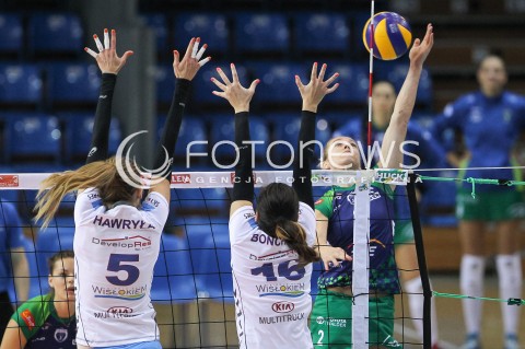  17.10.2015 RZESZOW <br />SIATKOWKA ORLEN LIGA 2015/2016 WOMEN VOLLEYBALL POLAND POLISH ORLENLIGA LEAGUE SEASON 2015/2016 <br />MECZ DEVELOPRES SKYRES RZESZOW - PGE ATOM TREFL SOPOT <br />N/Z MARET BALKESTEIN - GROTHUES <br /> 