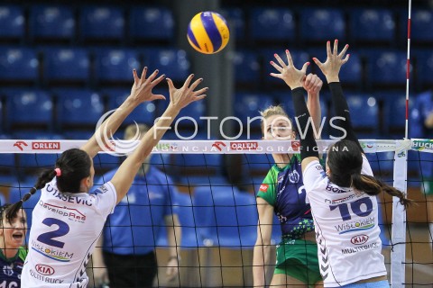  17.10.2015 RZESZOW <br />SIATKOWKA ORLEN LIGA 2015/2016 WOMEN VOLLEYBALL POLAND POLISH ORLENLIGA LEAGUE SEASON 2015/2016 <br />MECZ DEVELOPRES SKYRES RZESZOW - PGE ATOM TREFL SOPOT <br />N/Z MARET BALKESTEIN - GROTHUES <br /> 