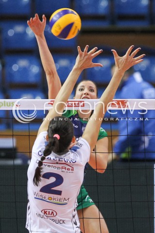  17.10.2015 RZESZOW <br />SIATKOWKA ORLEN LIGA 2015/2016 WOMEN VOLLEYBALL POLAND POLISH ORLENLIGA LEAGUE SEASON 2015/2016 <br />MECZ DEVELOPRES SKYRES RZESZOW - PGE ATOM TREFL SOPOT <br />N/Z KLAUDIA KACZOROWSKA <br /> 