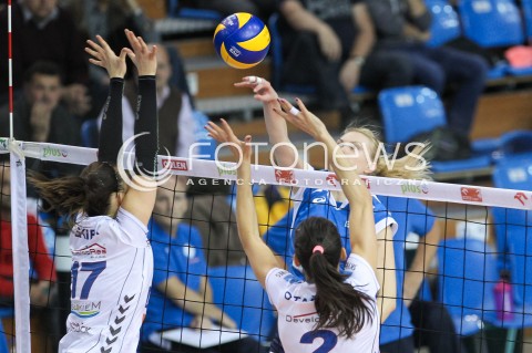  21.10.2015 RZESZOW<br />SIATKOWKA ORLEN LIGA 2015/2016 WOMEN VOLLEYBALL POLAND POLISH ORLENLIGA LEAGUE SEASON 2015/2016<br />MECZ DEVELOPRES SKYRES RZESZOW - POLSKI CUKIER MUSZYNIANKA MUSZYNA <br />N/Z MAJA SAVIC <br /> 