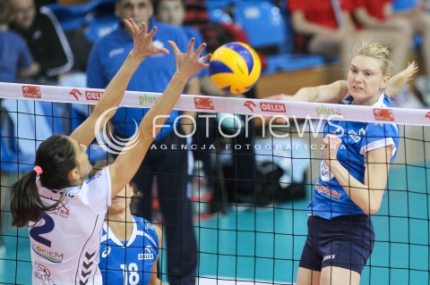  21.10.2015 RZESZOW<br />SIATKOWKA ORLEN LIGA 2015/2016 WOMEN VOLLEYBALL POLAND POLISH ORLENLIGA LEAGUE SEASON 2015/2016<br />MECZ DEVELOPRES SKYRES RZESZOW - POLSKI CUKIER MUSZYNIANKA MUSZYNA <br />N/Z MAJA SAVIC <br /> 