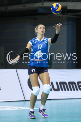  21.10.2015 RZESZOW<br />SIATKOWKA ORLEN LIGA 2015/2016 WOMEN VOLLEYBALL POLAND POLISH ORLENLIGA LEAGUE SEASON 2015/2016<br />MECZ DEVELOPRES SKYRES RZESZOW - POLSKI CUKIER MUSZYNIANKA MUSZYNA <br />N/Z KINGA HATALA SYLWETKA <br /> 