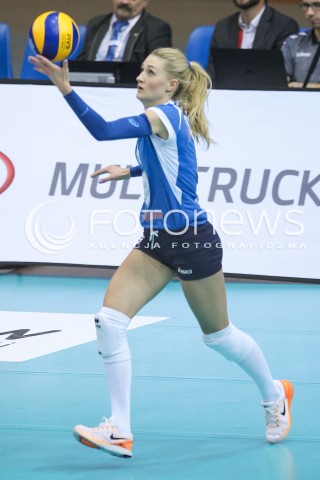  21.10.2015 RZESZOW<br />SIATKOWKA ORLEN LIGA 2015/2016 WOMEN VOLLEYBALL POLAND POLISH ORLENLIGA LEAGUE SEASON 2015/2016<br />MECZ DEVELOPRES SKYRES RZESZOW - POLSKI CUKIER MUSZYNIANKA MUSZYNA <br />N/Z ANNA GREJMAN SYLWETKA <br /> 