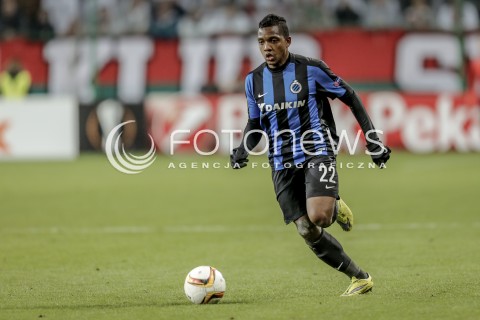  22.10.2015 WARSZAWA PILKA NOZNA <br />FOOTBALL POLISH LIGA EUROPY STADION LEGII <br />MECZ LEGIA WARSZAWA - CLUB BRUGGE<br />N/Z JOSE IZQUIERDO<br /> 