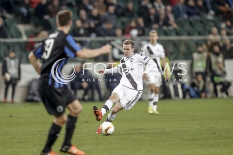  22.10.2015 WARSZAWA PILKA NOZNA <br />FOOTBALL POLISH LIGA EUROPY STADION LEGII <br />MECZ LEGIA WARSZAWA - CLUB BRUGGE<br />N/Z ONDREJ DUDA<br /> 