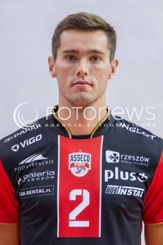  22.10.2015 RZESZOW <br />SESJA ZDJECIOWA SIATKARZY ASSECO RESOVIA<br />SEZON 2015/2016<br />N/Z THOMAS JAESCHKE<br /> 