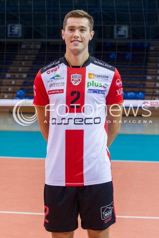  22.10.2015 RZESZOW <br />SESJA ZDJECIOWA SIATKARZY ASSECO RESOVIA<br />SEZON 2015/2016<br />N/Z THOMAS JAESCHKE<br /> 